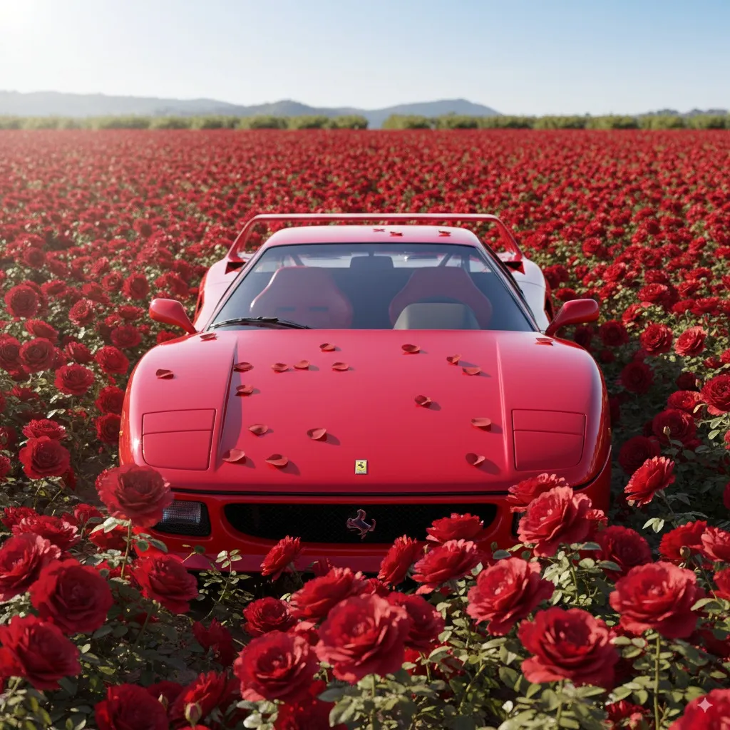 F40 "Red Rose" Edition Front